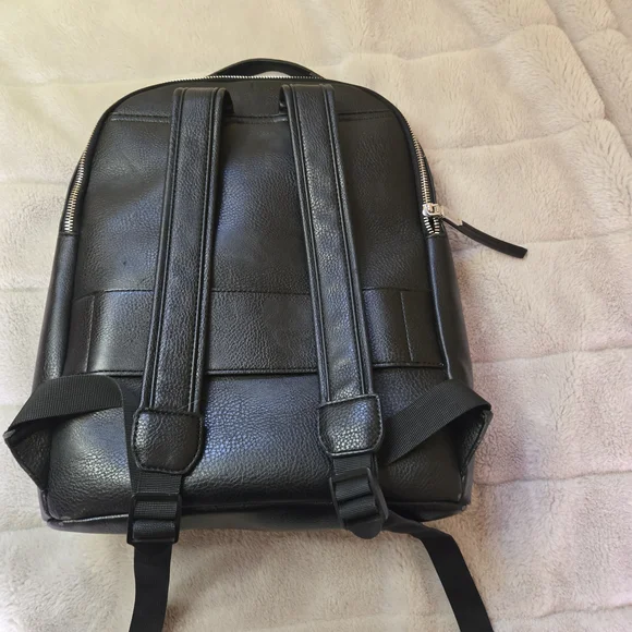 Aldo Black Textured Backpack - Picture 2 of 6